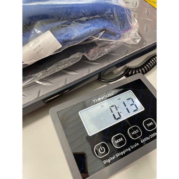 Susan Graver Weekend Reg Washed French Terry Cropped Jogger XS River Blue NEW - Picture 8 of 8